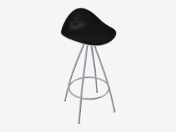 Stuhl (weiß schwarz h66)