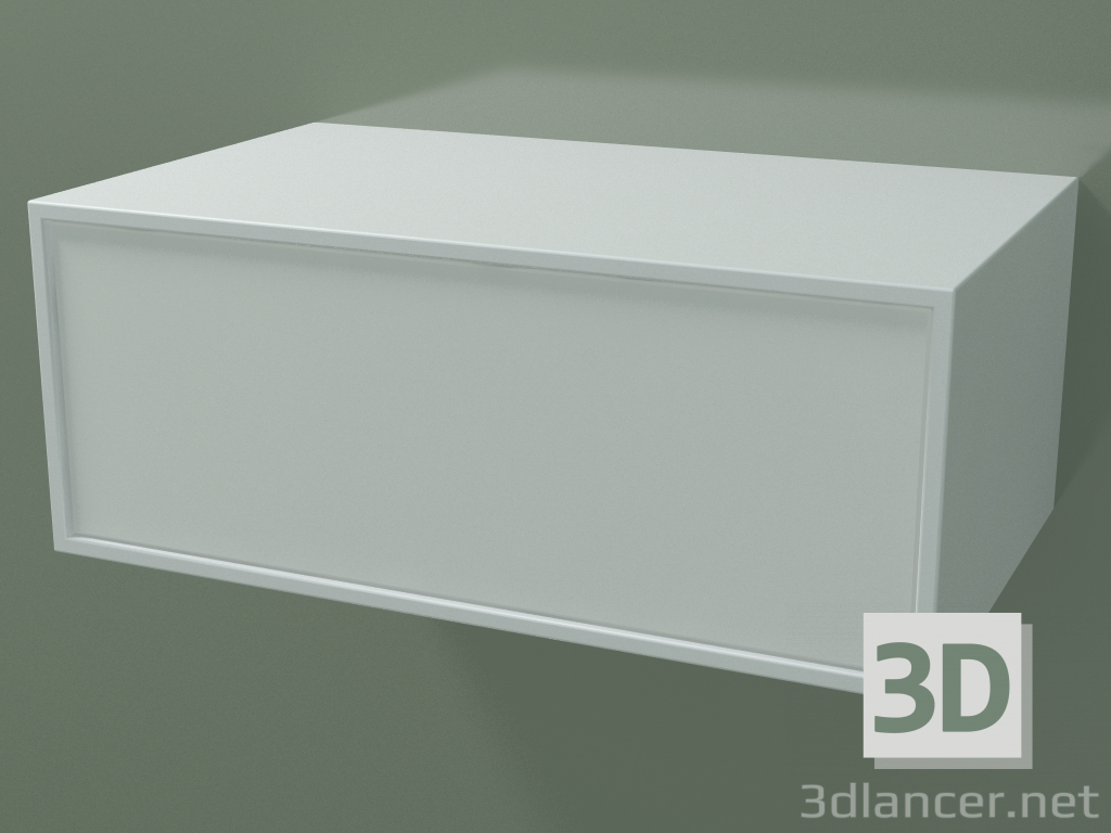 3D Modell Box (8AUBAA01, Gletscherweiß C01, HPL P01, L 60, P 36, H 24 cm) - Vorschau