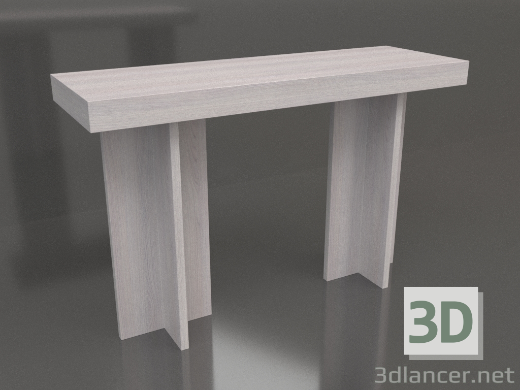 3d model Console table KT 14 (1200x400x775, wood pale) - preview