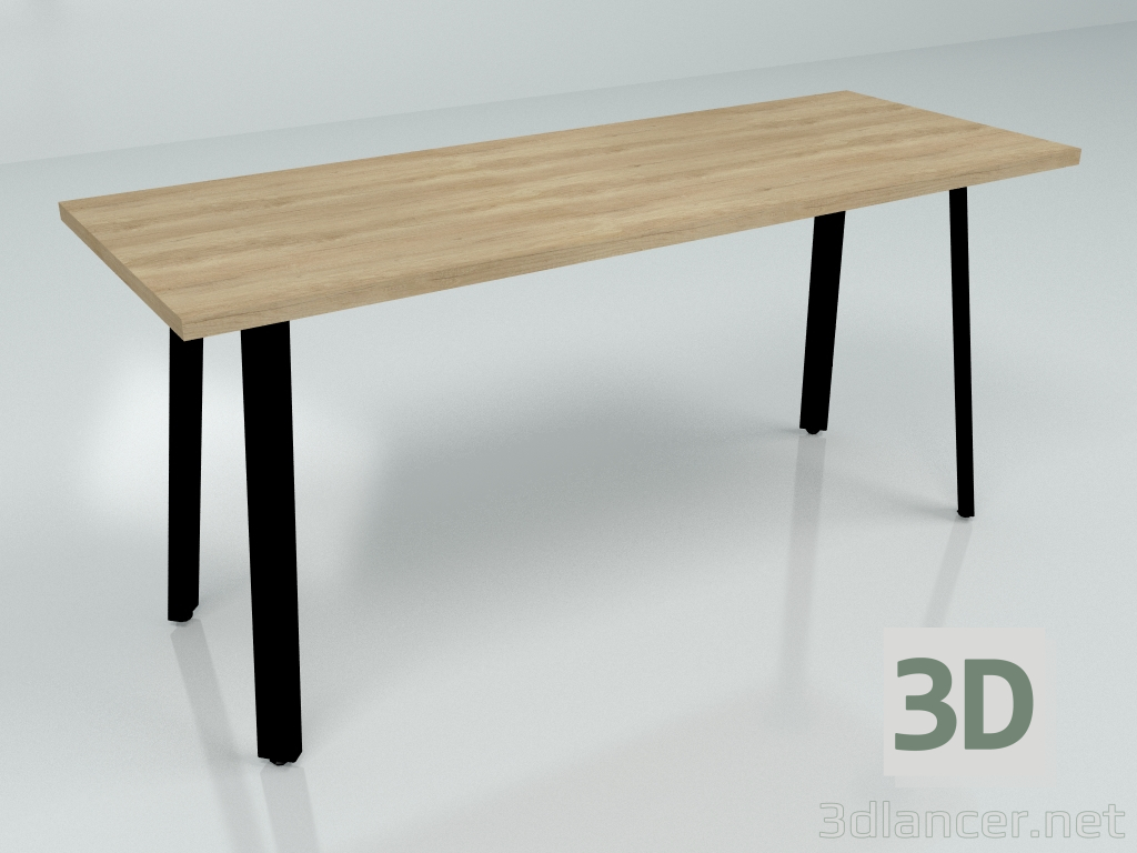 modello 3D Tavolo da lavoro Ogi A BAG046 (1600x600) - anteprima
