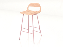 Bar stool Leina (Light pink)