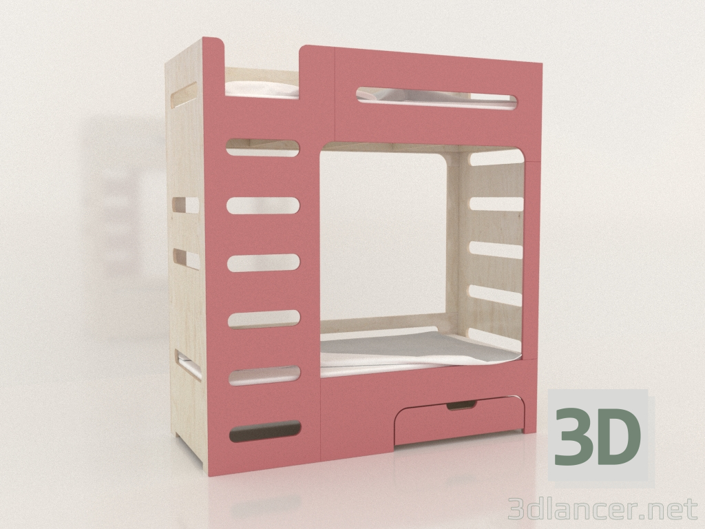 3D Modell Etagenbett MOVE EL (UEMEL0) - Vorschau