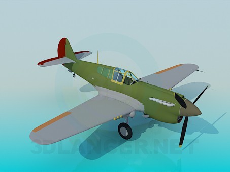 3d model Light aircraft - preview 3d model Light aircraft - preview