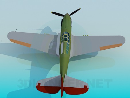 3d model Light aircraft - preview 3d model Light aircraft - preview