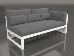 Modular sofa, section 1 right, high back (White)