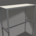 modèle 3D Table de bar 180 (DEKTON Danae, Anthracite) - preview