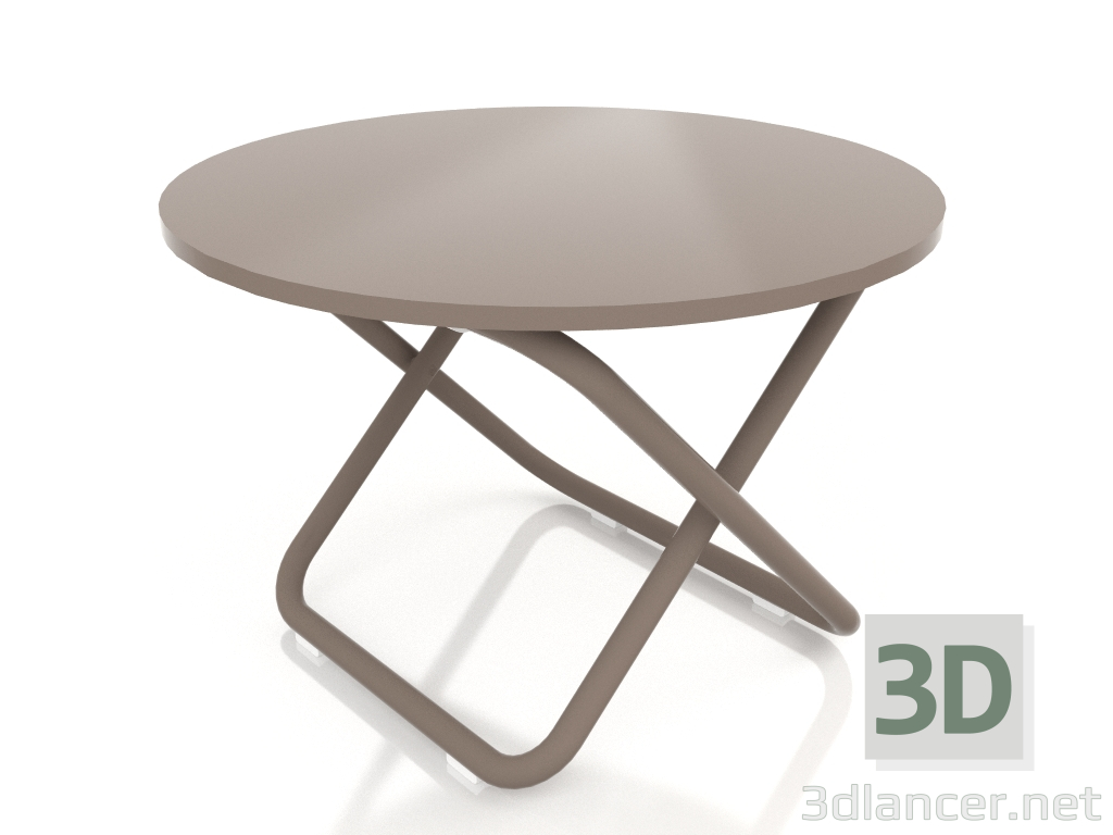 Modelo 3d Mesa baixa Ø60 (Bronze) - preview