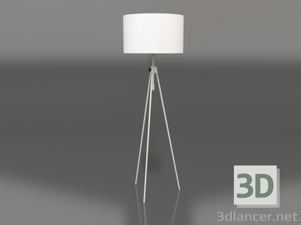 modello 3D Lampada da terra Lesley (Bianco) - anteprima