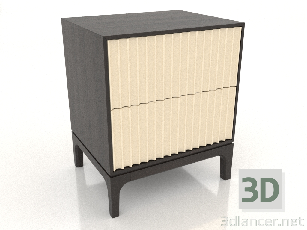 3D modeli FARGO 2 çekmeceli, frezelenmiş cepheli komodin (vanilya, wenge meşe, seçenek 2) - önizleme 3D modeli FARGO 2 çekmeceli, frezelenmiş cepheli komodin (vanilya, wenge meşe, seçenek 2) - önizleme