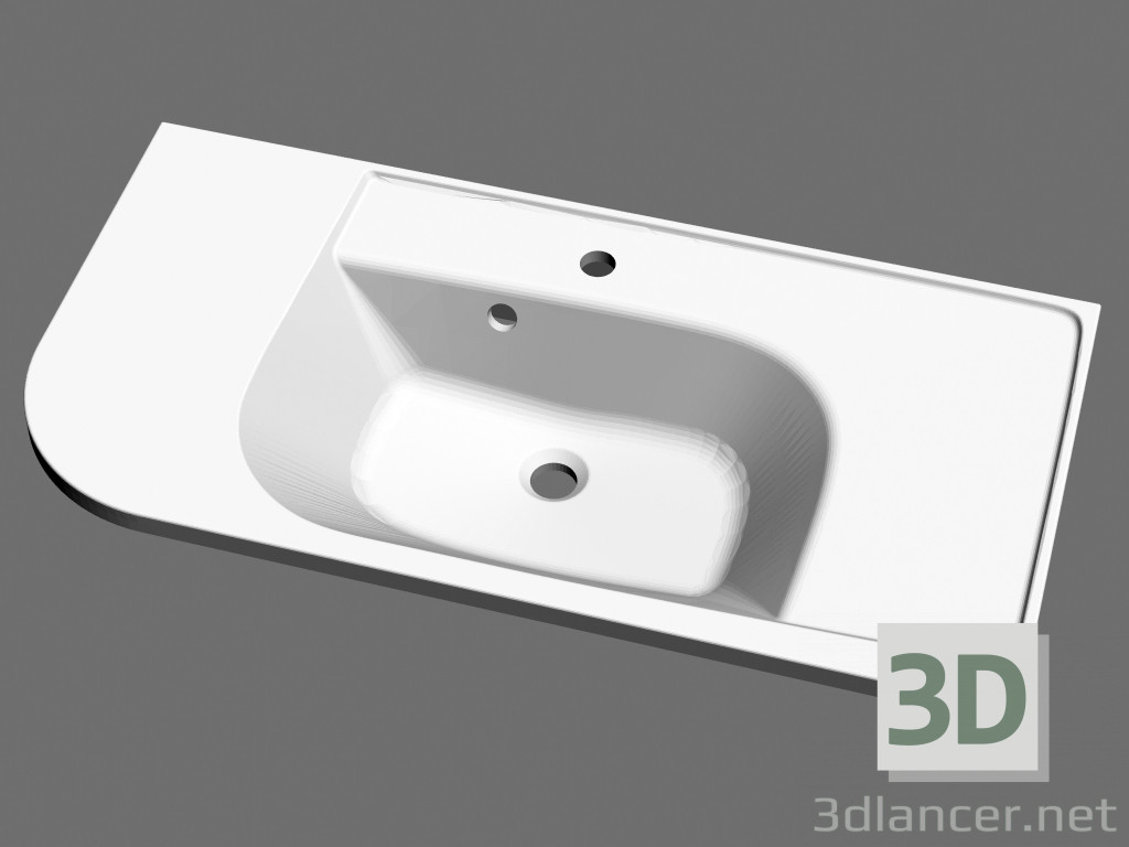 3d model Washbasin Praktik SR - preview
