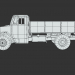 3d Modern low poly truck model buy - render