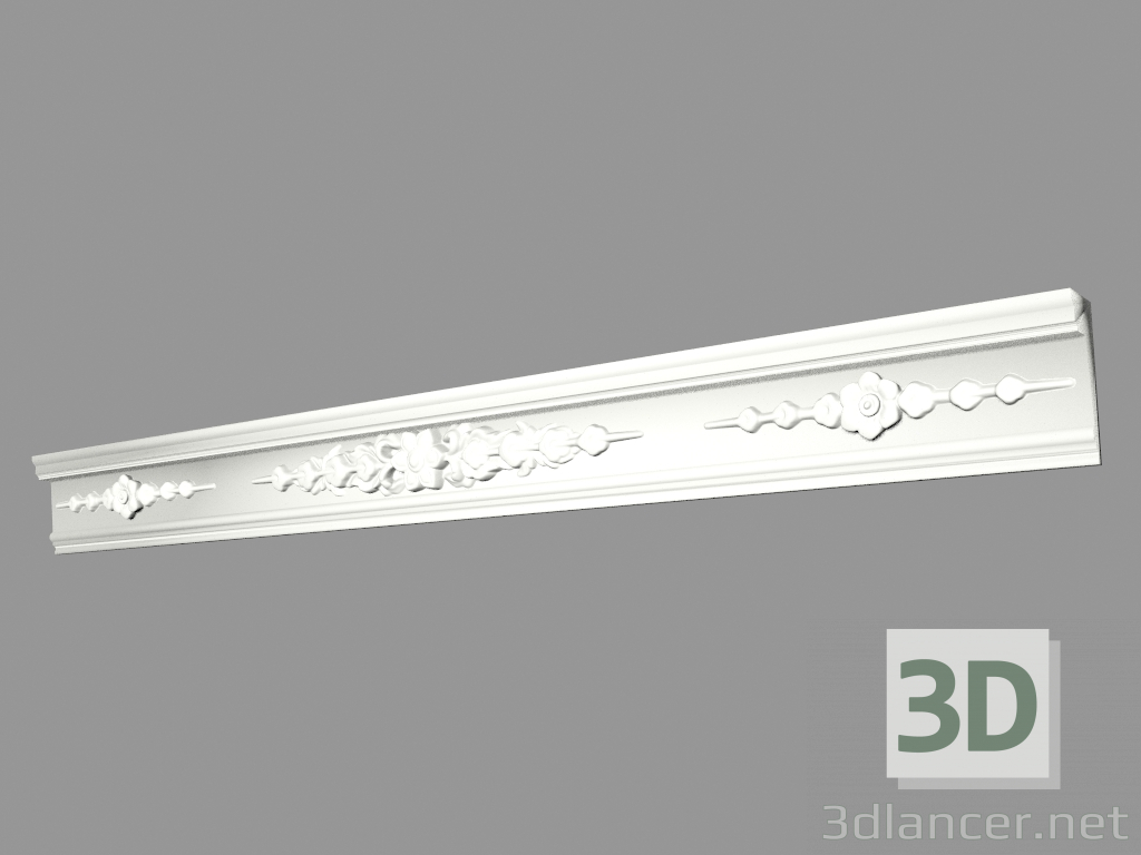 3D modeli Kalıplı saçak (KF111) - önizleme