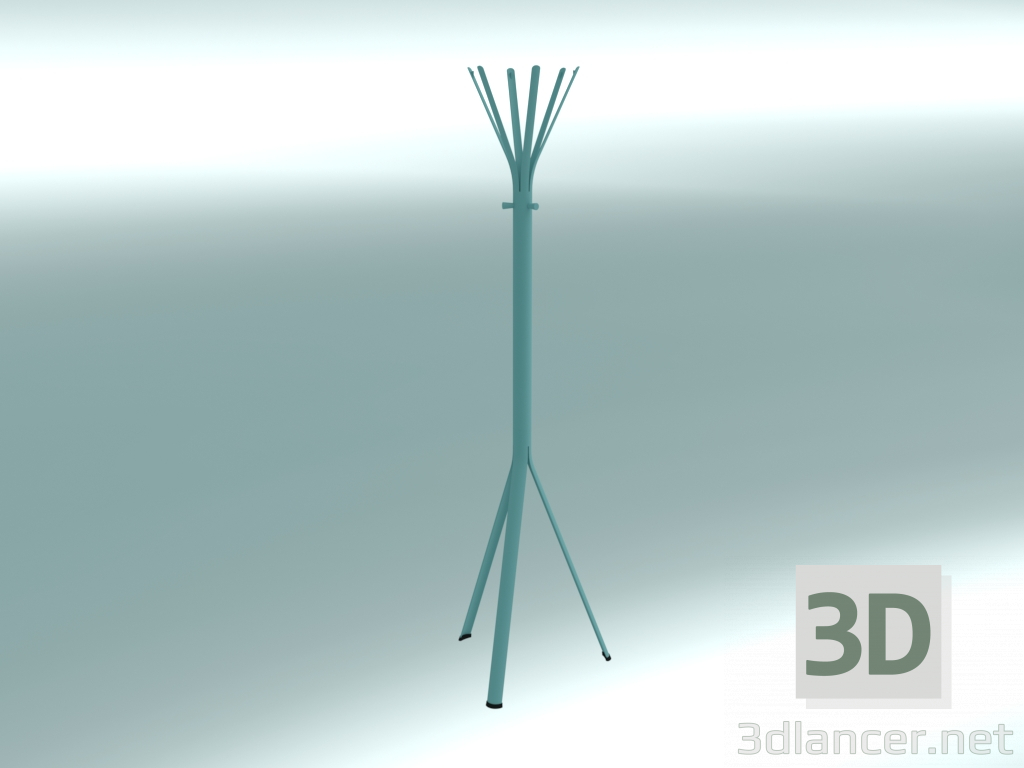 modello 3D Appendiabiti (N01, colonna di metallo) - anteprima