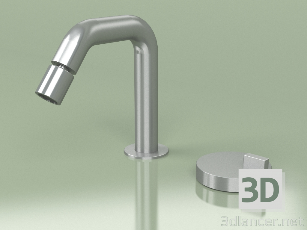 modello 3D Miscelatore bidet idroprogressivo 2 fori con bocca orientabile (18 37, AS) - anteprima