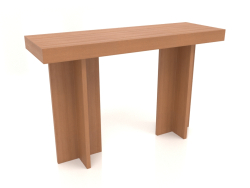 Table console KT 14 (1200x400x775, bois rouge)