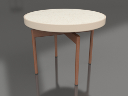 Round coffee table Ø60 (Sand, DEKTON Danae)