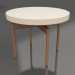 modèle 3D Table basse ronde Ø60 (Sable, DEKTON Danae) - preview