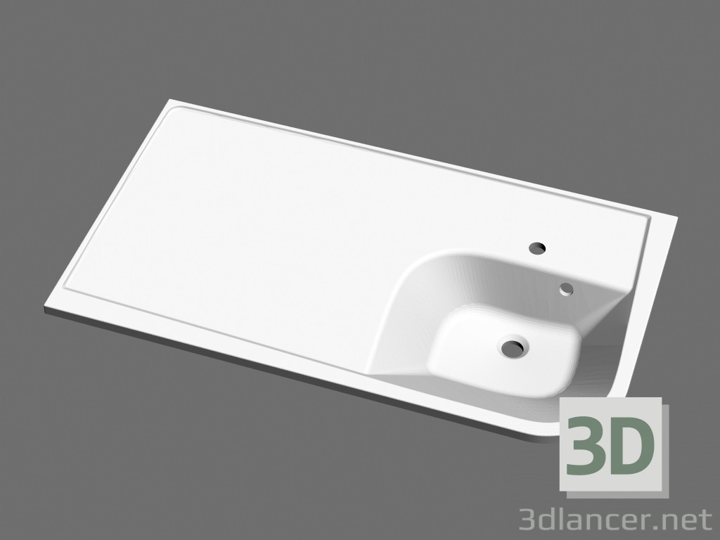 modèle 3D Lavabo Praktik WL - preview