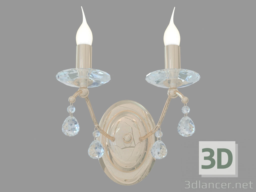 3D modeli Duvar lambası Angelica (1063-2W) - önizleme
