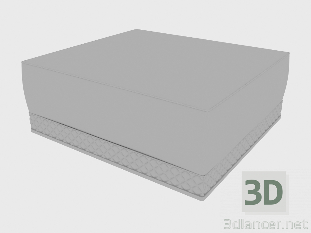 3D modeli Poof WELLES POUF (105x100xH40) - önizleme