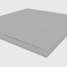 3D modeli Poof WELLES POUF (105x100xH40) - önizleme