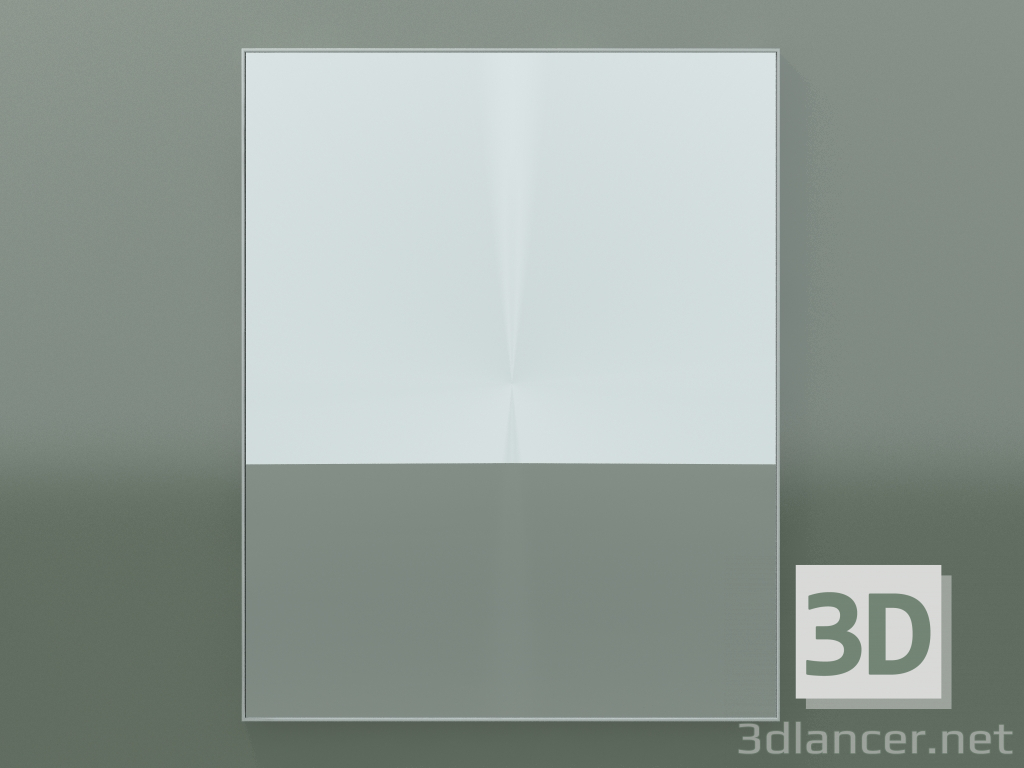 modello 3D Specchio Rettangolo (8ATDF0001, Glacier White C01, Н 120, L 96 cm) - anteprima