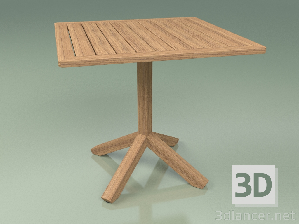 3D Modell Tisch 001 (Teakholz) - Vorschau