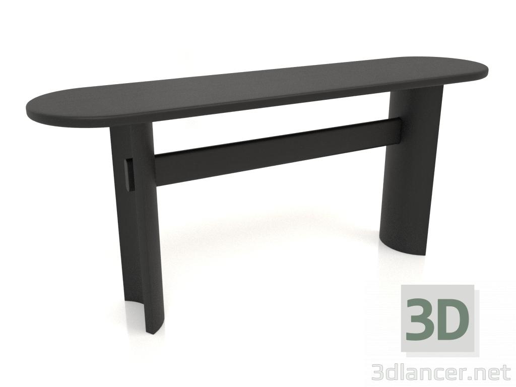 3 डी मॉडल कंसोल केटी 04 (1600x400x700, लकड़ी का काला) - पूर्वावलोकन
