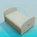 3d model Bed for teens - preview