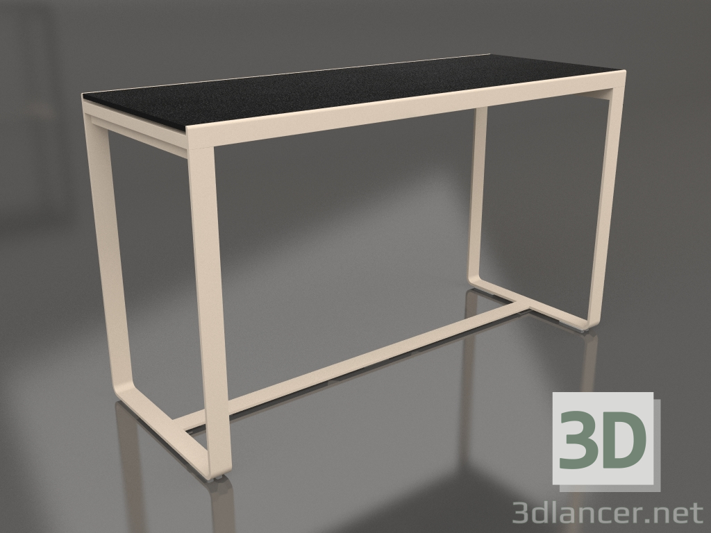 modello 3D Tavolo bar 180 (DEKTON Domoos, Sabbia) - anteprima