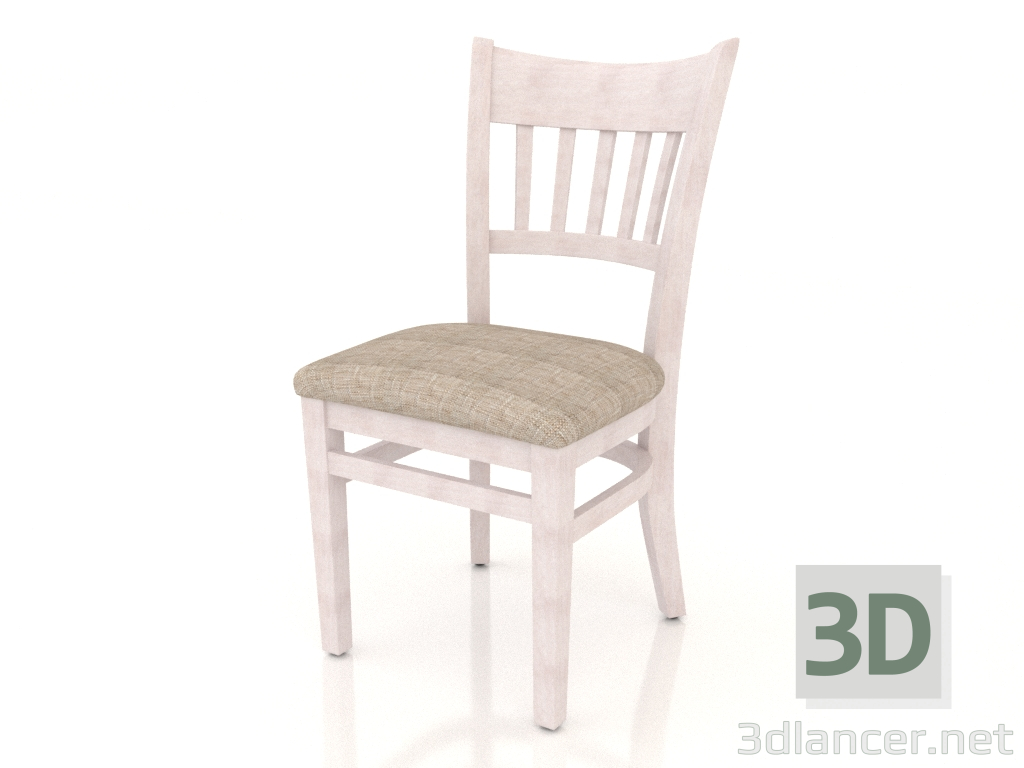 3D Modell Liverpool Chair (gebleichte Buche) - Vorschau