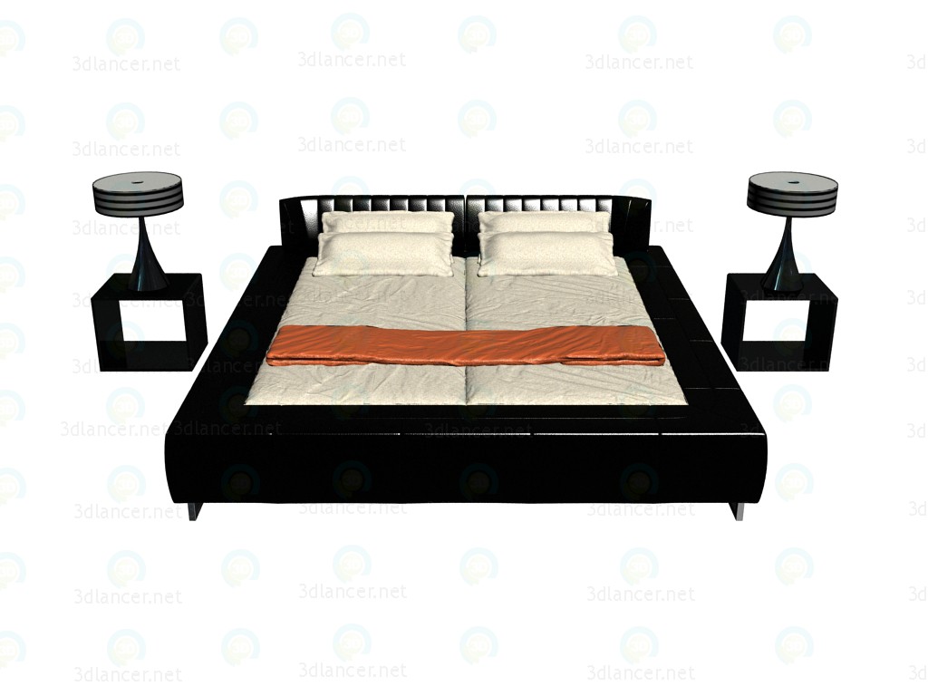 3d модель DS ліжко-1165 – превью