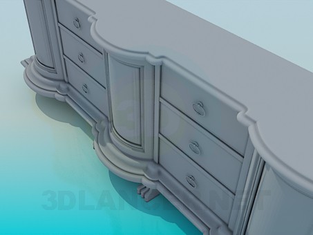 3d модель Комод – превью 3d модель Комод – превью