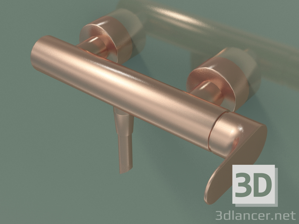 3D modeli Açık montaj için tek kollu duş bataryası (34620310) - önizleme