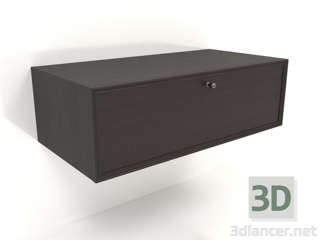 3d model Mueble de pared TM 14 (800x400x250, madera marrón oscuro) - vista previa