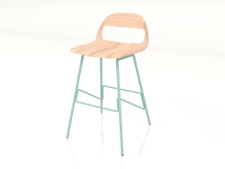 Semi-bar chair Leina (Light green)