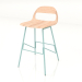 modèle 3D Chaise semi-bar Leina (Vert clair) - preview