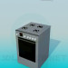 3d model The cooker - preview