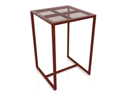 Bar table (Wine red)