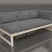 3d model Modular sofa, section 1 right (Sand) - preview