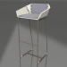Modelo 3d Cadeira alta com encosto (Bronze) - preview