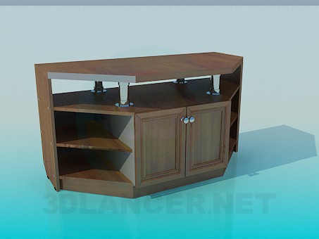 modelo 3D Armario para TV - escuchar modelo 3D Armario para TV - escuchar