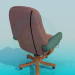 3d model Armchair on wheels - preview
