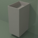 3d model Wall-mounted washbasin (03UN16302, Clay C37, L 36, P 50, H 85 cm) - preview