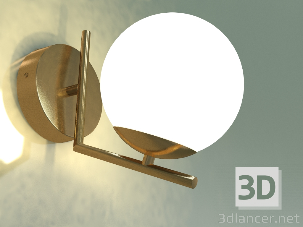 3d model Sconce Frost 70152-1 (brass) - preview