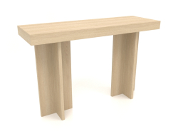 Table console KT 14 (1200x400x775, bois blanc)