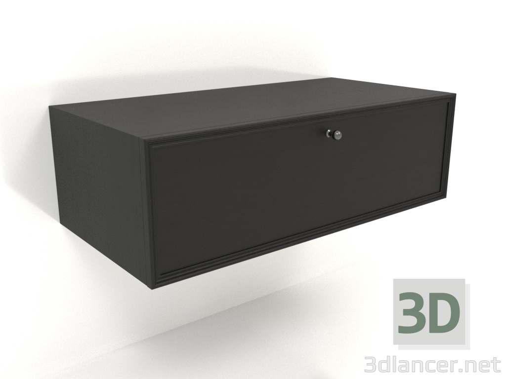 3d model Mueble de pared TM 14 (800x400x250, madera negra) - vista previa