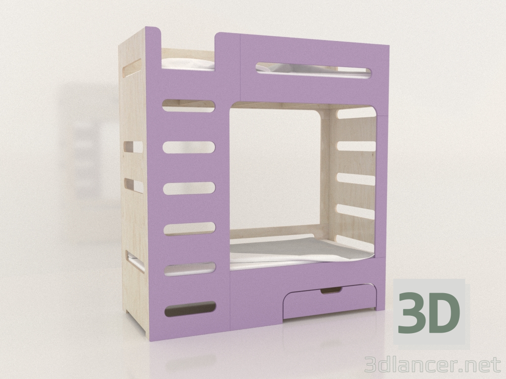 3D Modell Etagenbett MOVE EL (ULMEL0) - Vorschau