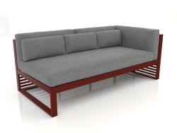Modular sofa, section 1 right (Wine red)