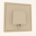 3d model Cable outlet (matte cashmere, DA87135) R98 - preview